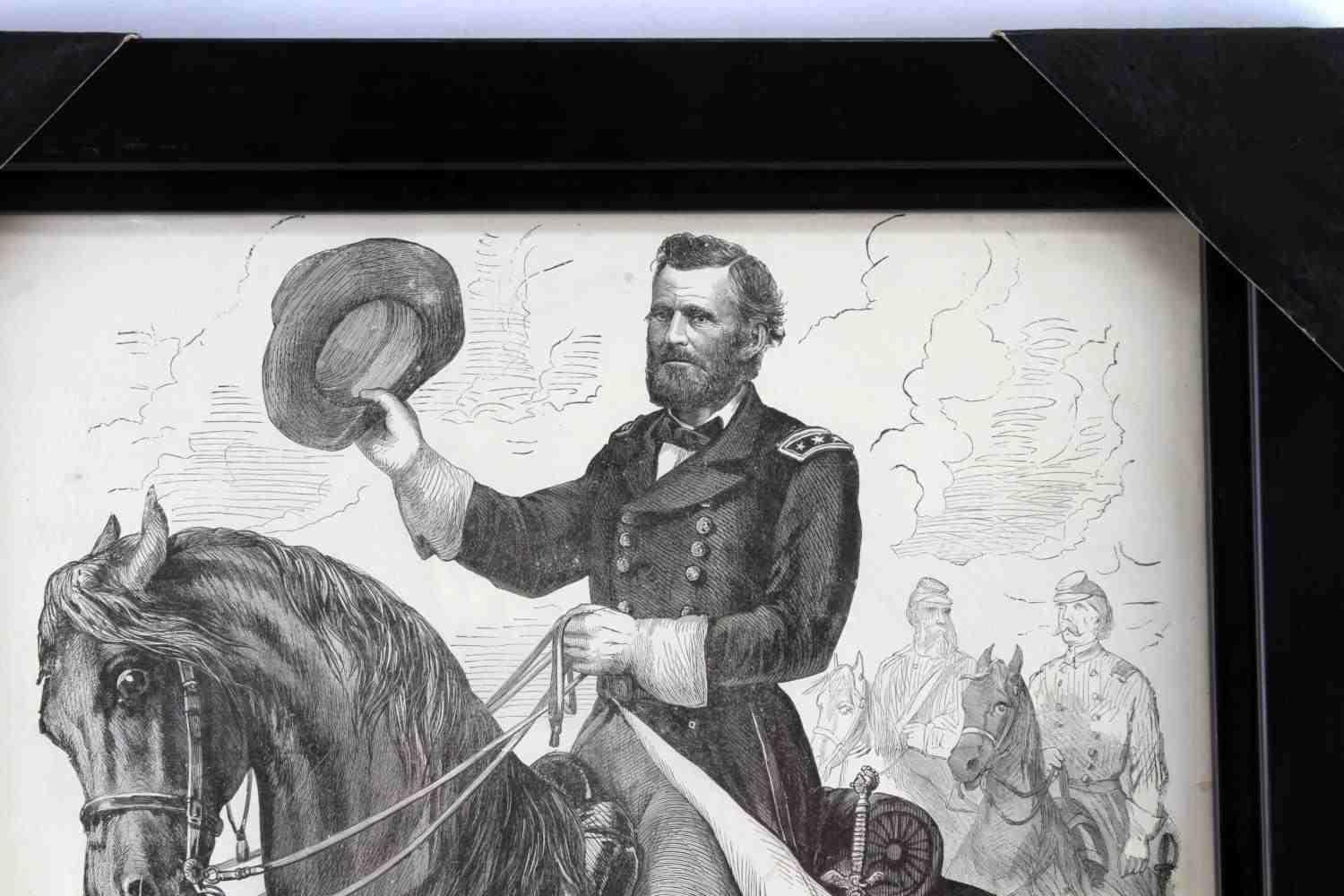 PRINT OF GENERAL ULYSSES S GRANT ETCHING