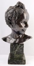 FRENCH ART DECO GERMAINE OURY BRONZE BUST