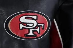 SAN FRANCISCO 49ERS NFL LEATHER LETTER JACKET