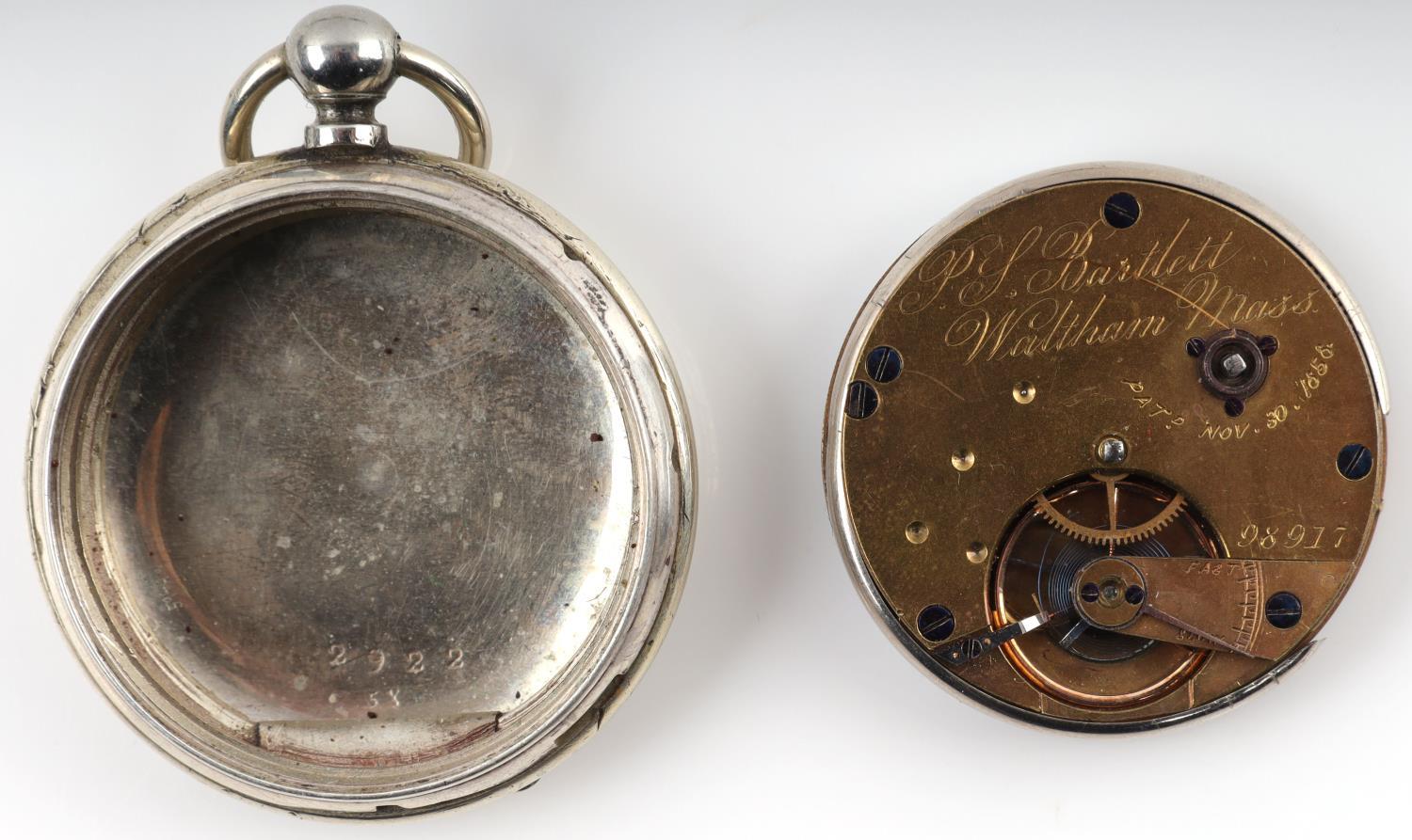 3 POCKET WATCH LOT AND 2 FOBS