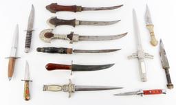 KNIFE LOT ANTIQUE TO MODERN MIDDLE EAST