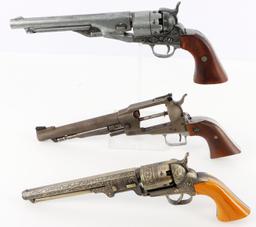 REMINGTON OLD MODEL RUGER & TWO PROP REVOLVERS
