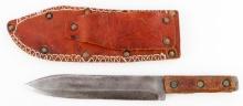 WWII BOLO BLADE CONVERTED TO BOWIE FIGHTING KNIFE