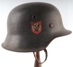 WWII GERMAN LUFTSCHUTZ POLICE M42 HELMET