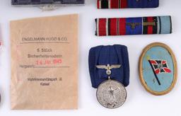 WWI WWII GERMAN IRON CROSS MEDALS BADGE LOT