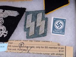 ORIGINAL WWII GERMAN SS AND PANZER PATCHES
