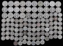 $15 FACE 90% SILVER COIN QUARTERS AND DIMES
