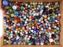 GLASS MARBLES UNSEARCHED VINTAGE AND ANTIQUE