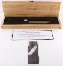 HANDCRAFTED JAPANESE IBARAKI STEEL SANTOKU KNIFE