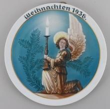 WWII GERMAN REICH 1936 ROSENTHAL CHRISTMAS PLATE