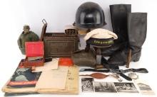 WWII TO VIETNAM GEAR SS LETTER KRIEGSMARINE CAP