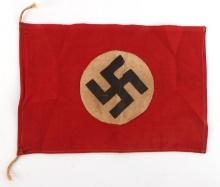 WWII GERMAN PARTY FLAG PENNANT