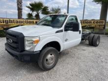 2013 Ford F-350xl Cab & Chassis Truck W/t R/k