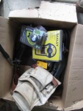 TOOL BELTS, LASER LEVEL AND GREASE GUN