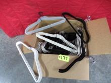 LRG. BOX OF CLOTHES HANGERS