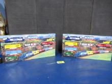 2 TRAIN SETS NEVER OPENED