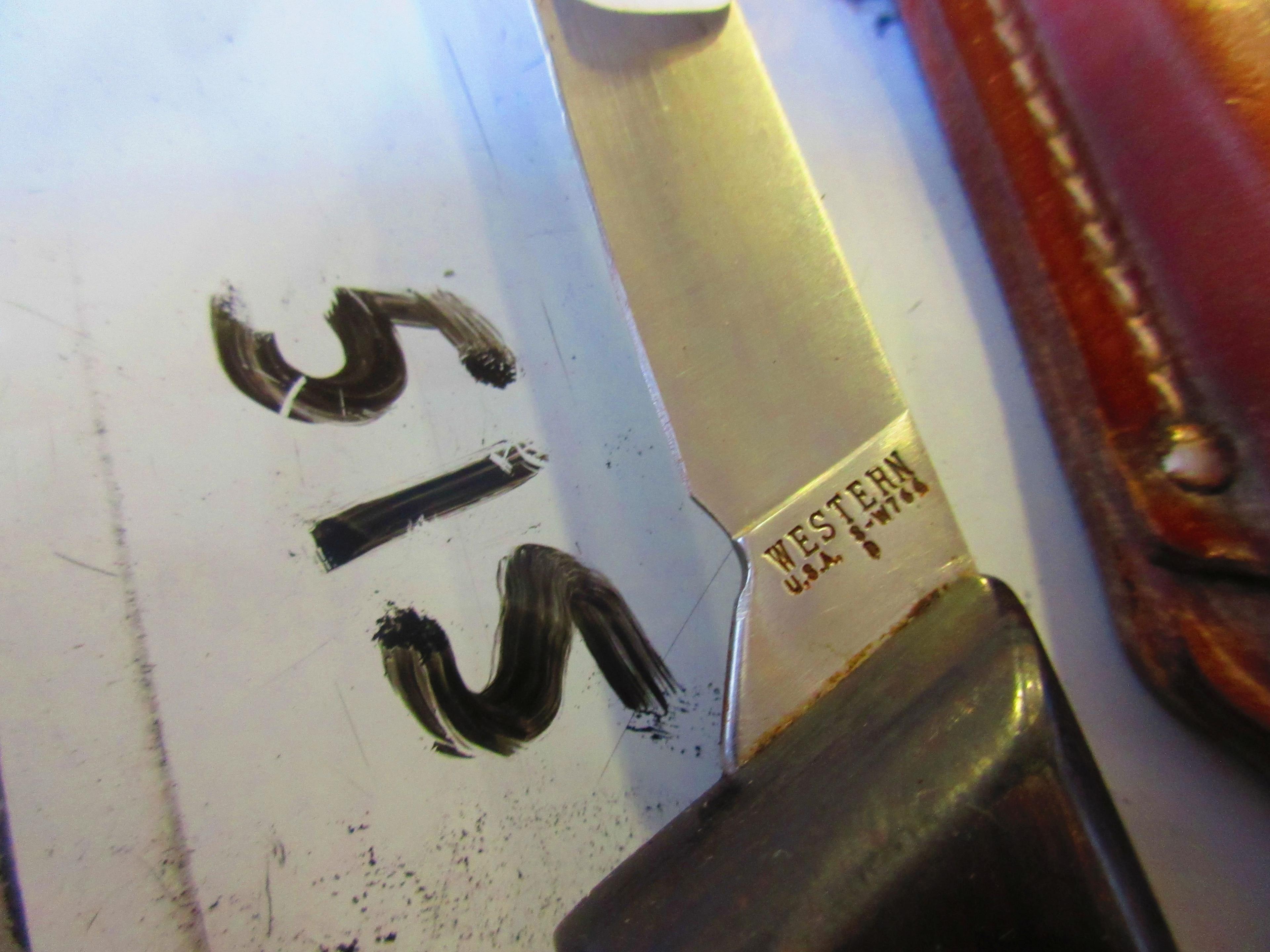 WESTERN U.S.A.# S-W766 FILLET KNIFE WITH SHEATH LIKE NEW