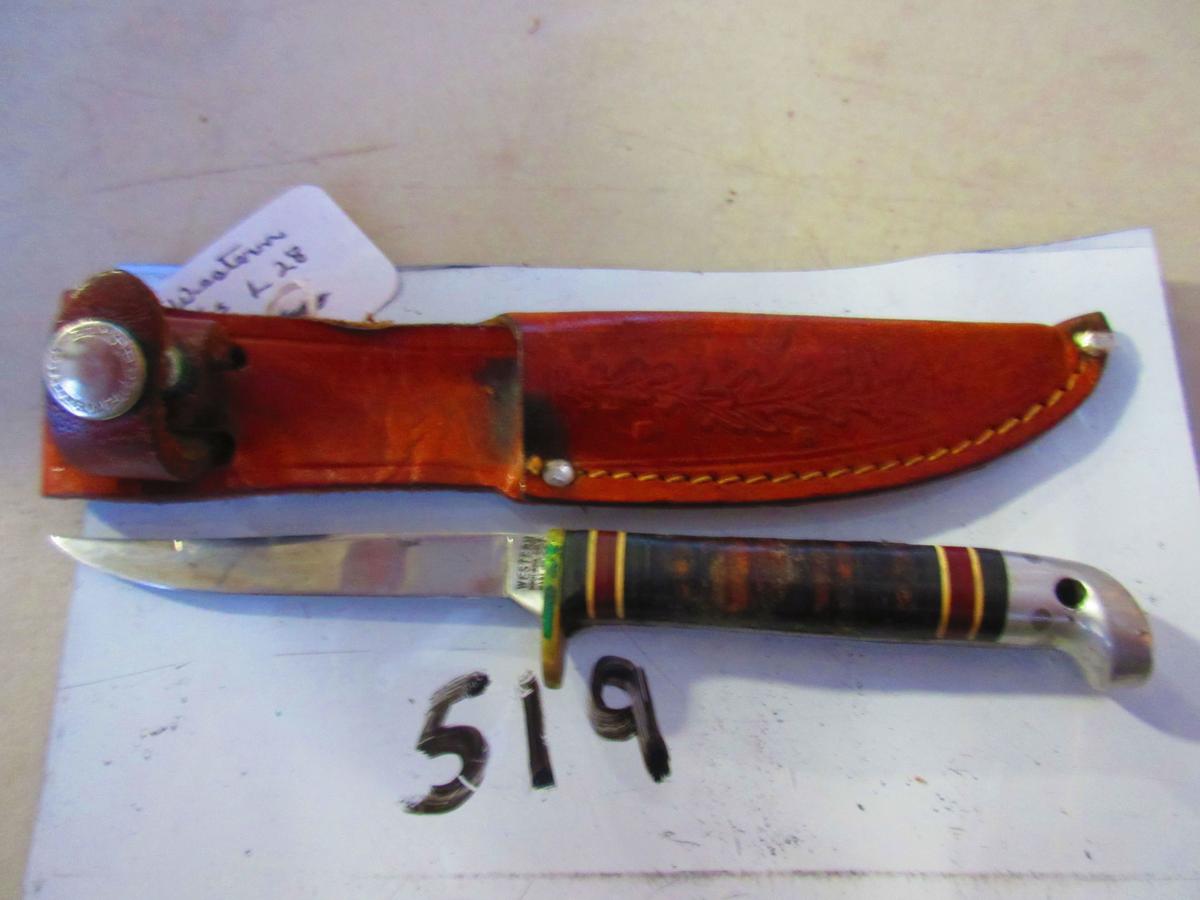 WESTERN MINI. KNIFE WITH SHEATH VERY UNIQUE