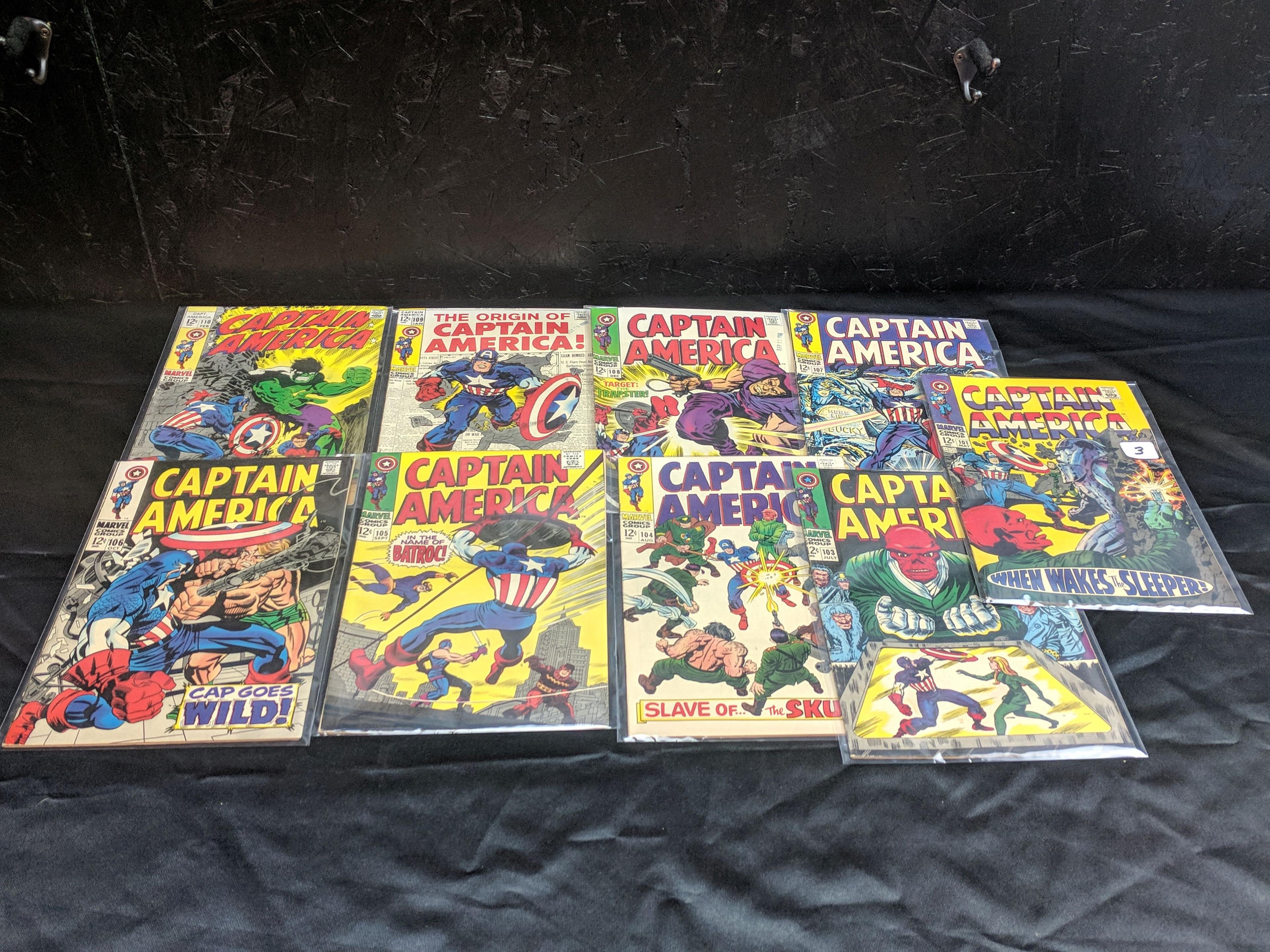 Captain America - 9 books - 101, 103-110