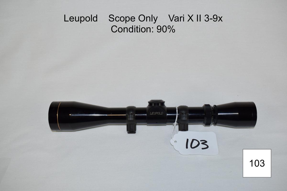 Leupold    Scope Only    Vari X II  3-9x