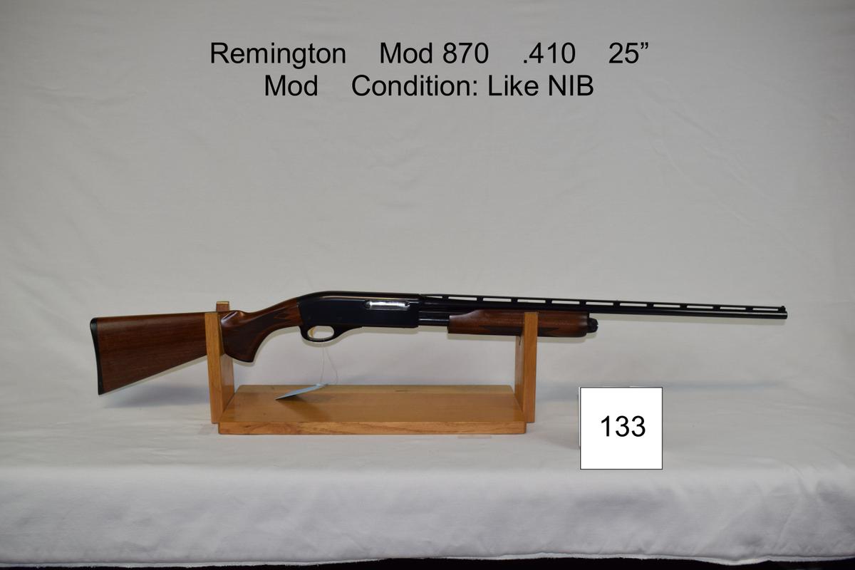 Remington    Mod 870    .410    25”    Mod