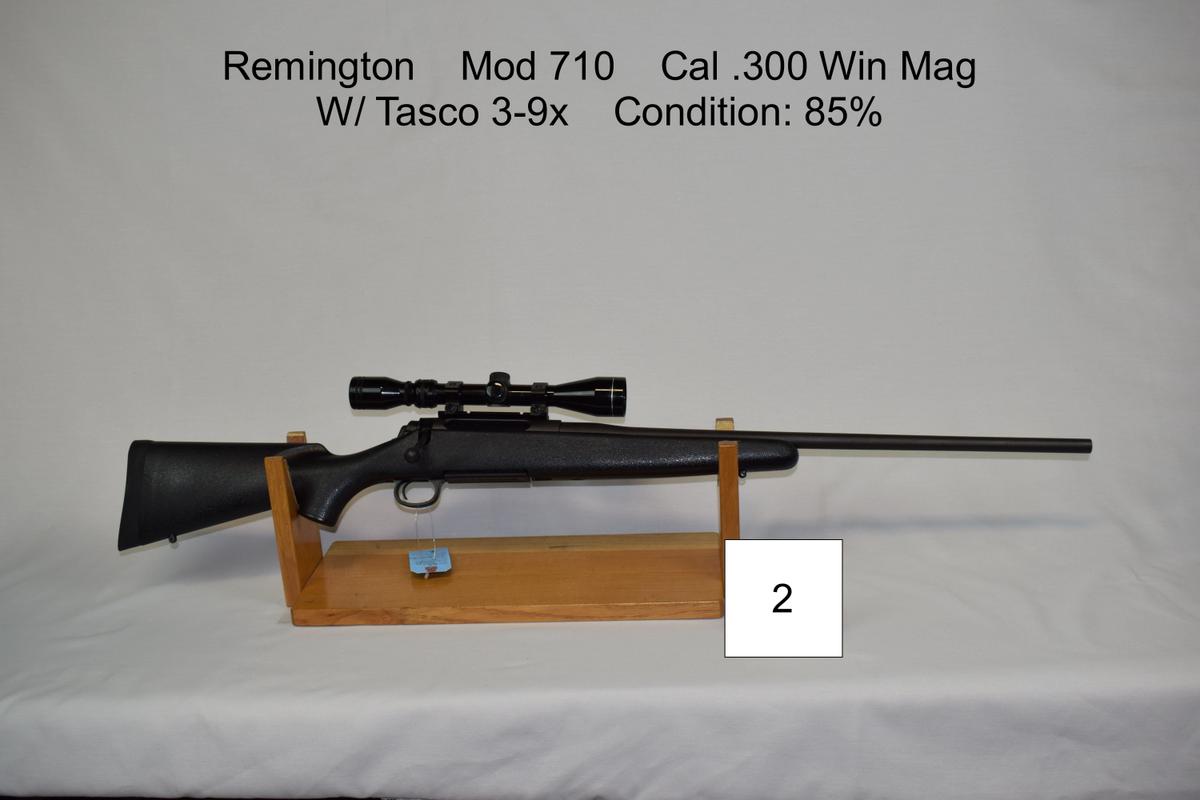 Remington    Mod 710    Cal .300 Win Mag    W/ Tasco 3-9x
