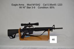 Eagle Arms    Mod M15 A2    Cal 5.56x45 .223    W/ NC Star 3-9