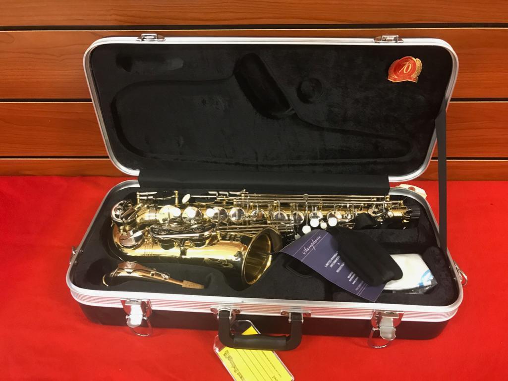 AS400 Selmer Alto Saxophone with case in unused condition