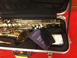 AS400 Selmer Alto Saxophone with case in unused condition