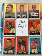 (24) 1961 Topps Football Cards