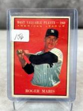 1961 Topps Roger Maris MVP Card #478