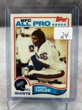 1982 Topps Lawrencr Taylor Rookie Card