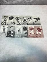 Scarce Lot of 12 1948-49 Football Exhibit Cards