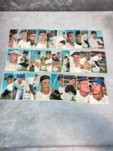 Lot of 27 Different 1964 Topps Giants Cards