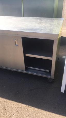 10ft Stainless Table W/ Storage