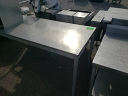8ft stainless table