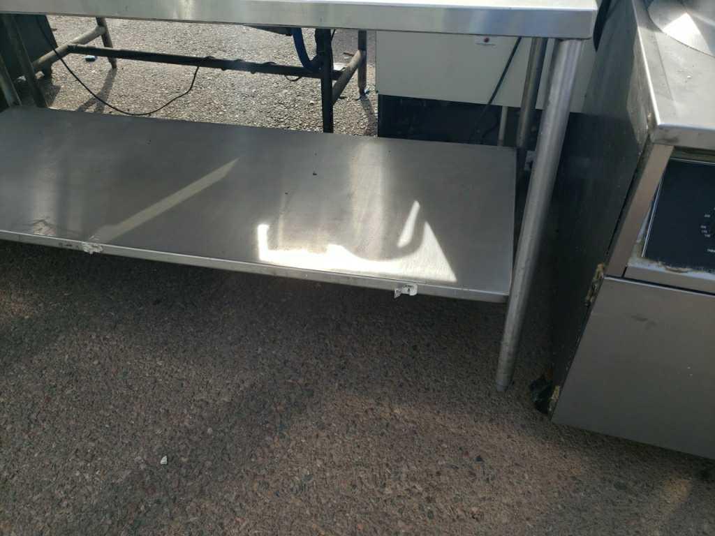 6ft stainless table