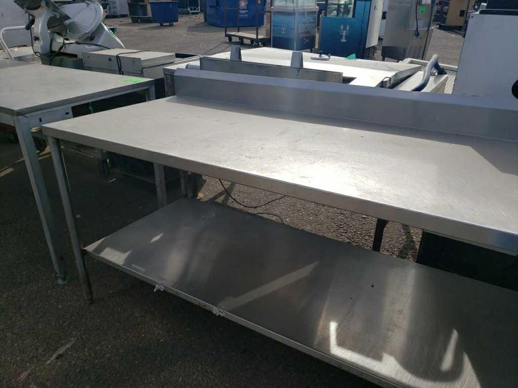 6ft stainless table