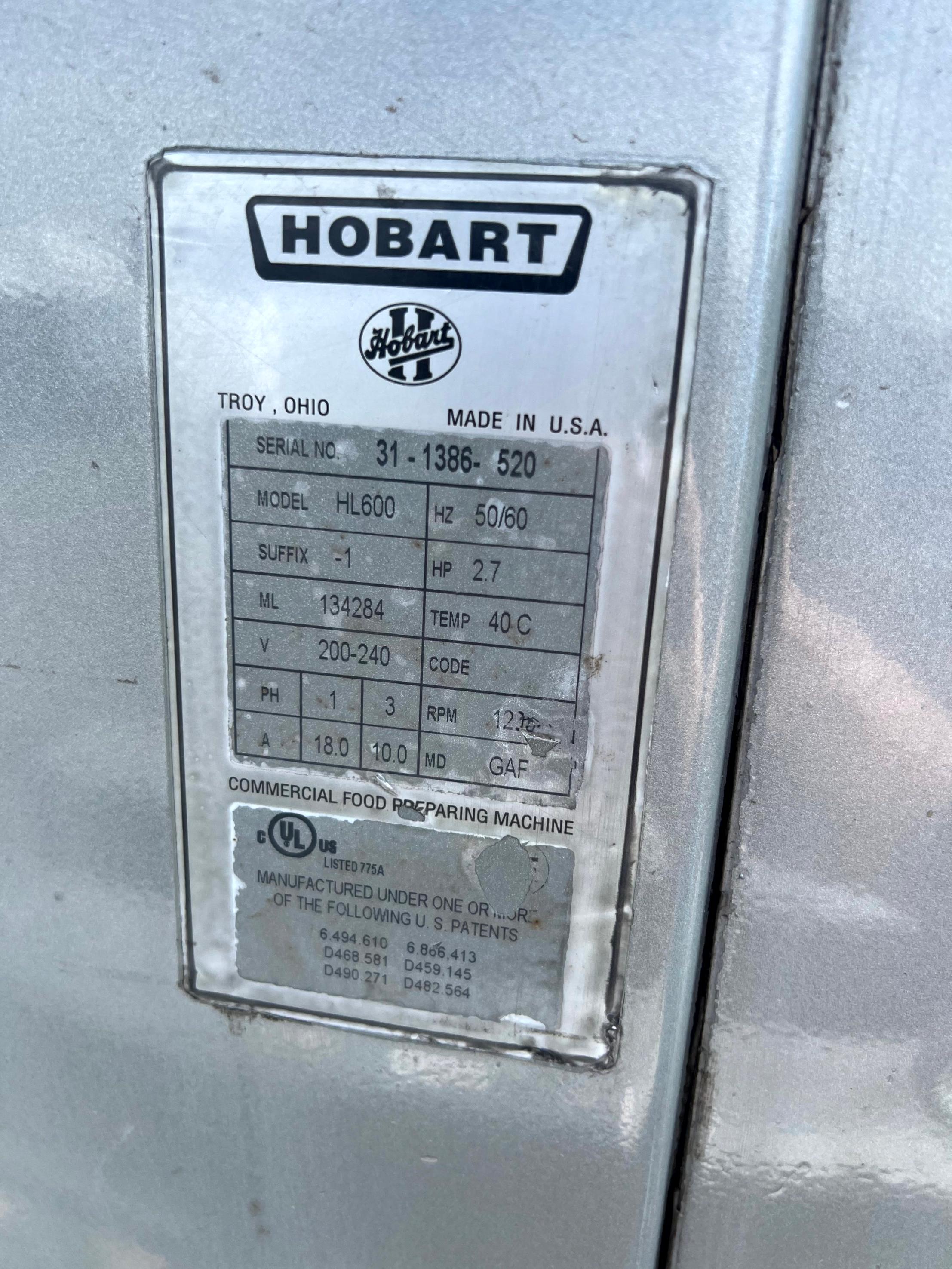 Hobart 60 Qt Mixer