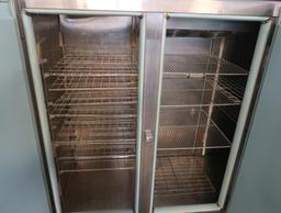 Raetone 3-door freezer, works, but needs gas