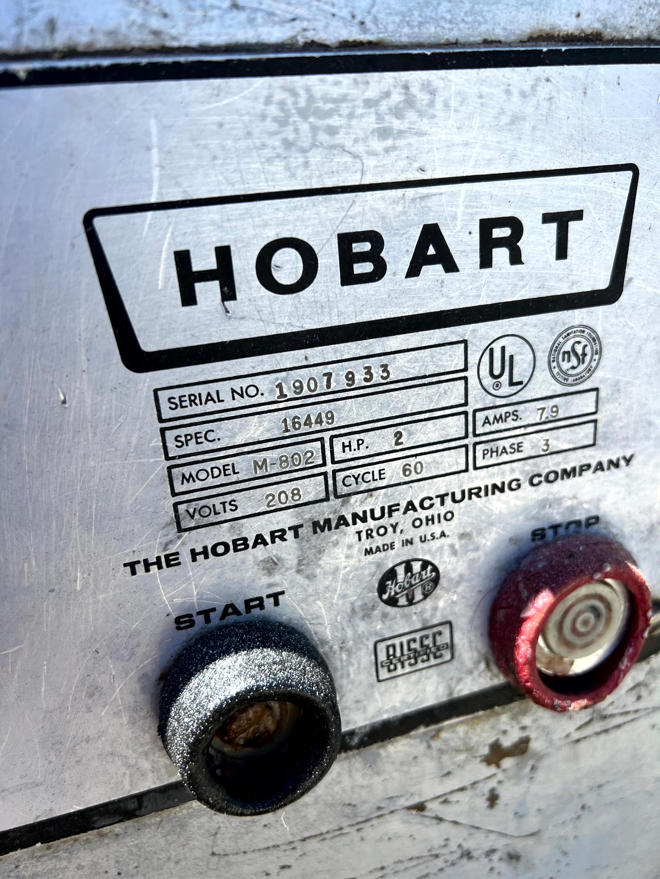 Hobart 80QT Mixer