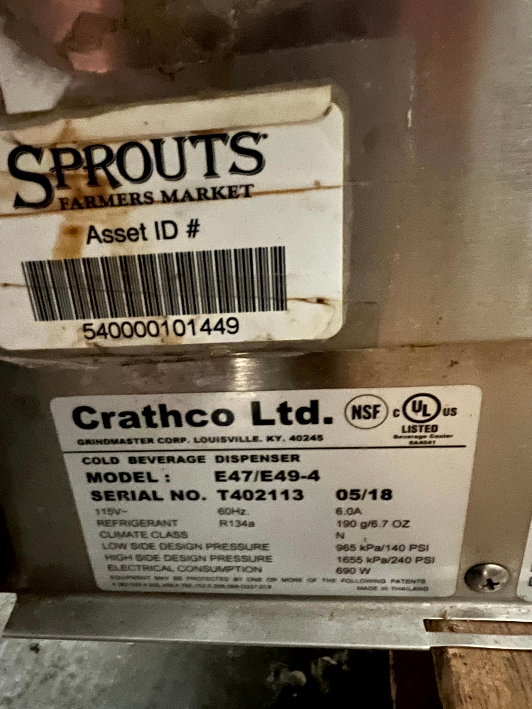 Cratcho Beverage Dispenser Parts