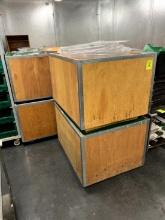 Group of Wood Display Crates