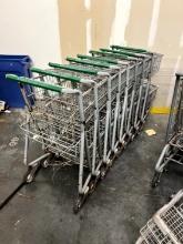 Large Group of Assorted Shopping Carts