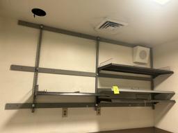 Group of 4ft Wide Wall Shelving In Cash Office