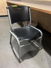 Lifetime Metal Framed Plastic Chair