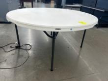 Lifetime 5ft Round Plastic Folding Table
