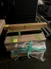 Pallet of 3ft x 13" Lozier Shelves and Parts