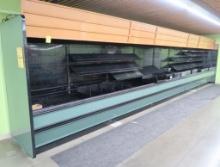 2014 Kysor Warren refrigerated produce cases, w/ Air-Flo shelves & misting system