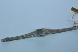 14KT WHITE GOLD LADIES OMEGA WATCH 17 JEWELS, $1500.00 RETAIL VALUE